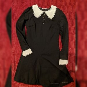 Collared old fashioned dress